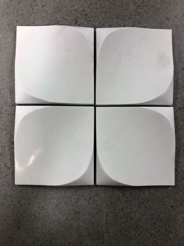 Arvex Petal White Wave 12.5x12.5cm