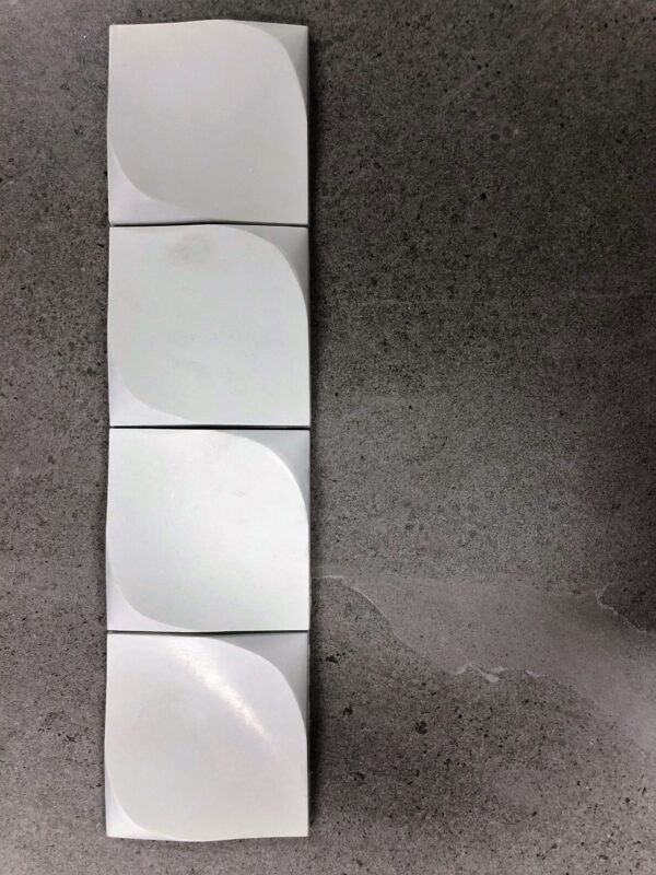 Arvex Petal White Wave 12.5x12.5cm - Image 3