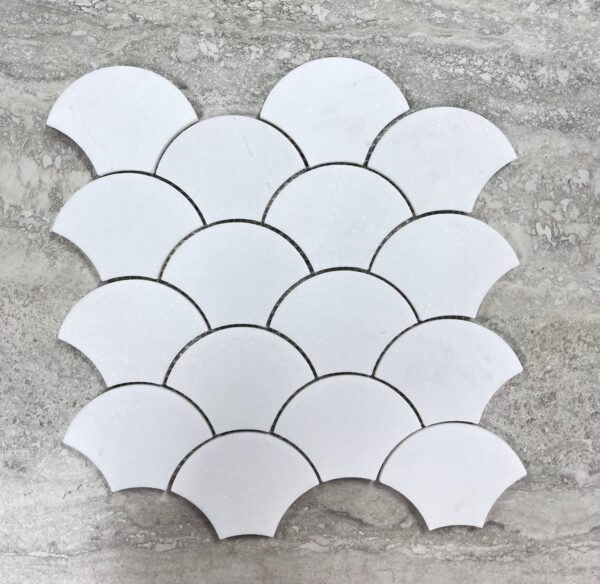 Starstile CW-H Crystal White Honed Shell Mosaic 27.6x27.7cm