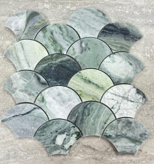Starstile JA-H Jade Honed Shell Mosaic 27.6x27.7cm