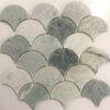 Starstile Ming Green  Honed Fishscale Mosaic 24.4x26.3cm - Image 2