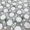 Starstile Montreal Crystal White + Jade Honed Mosaic Sheet 31.7x30.5cm - Image 2