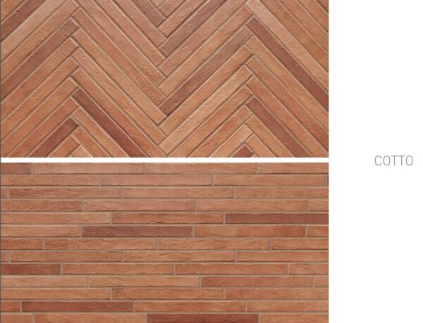 Rondine Nolita Cotto Matt Brick 4.8x45cm - Image 2