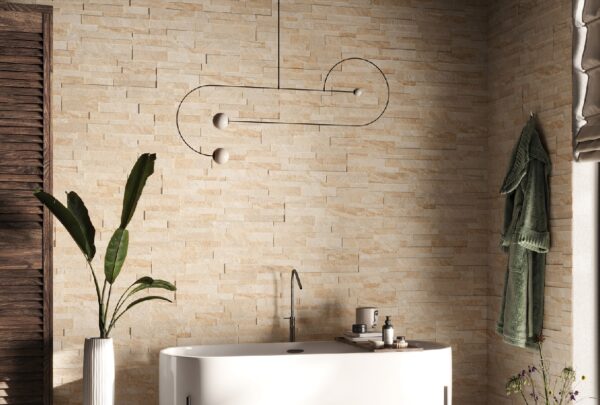 Rondine Quarzite Beige Bookleaf 15x61cm