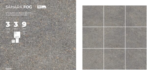 Heritage Sahara Fog 60x60cm (Grey Granite) 2cm  R11 Paver