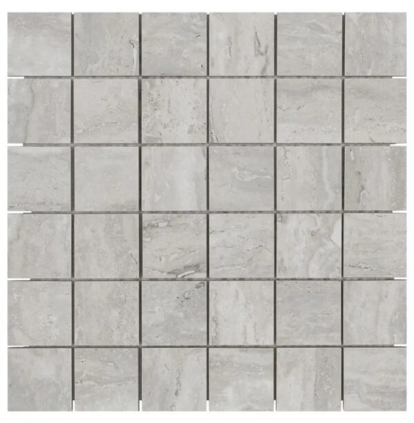 Ceraviva Tivoli Silver Satin Mosaic 30x30cm
