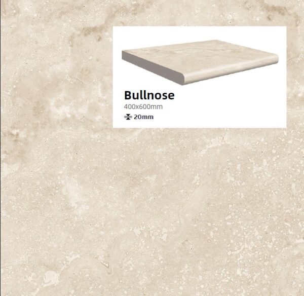 Ceraviva Tivoli Malo Bullnose 40x60x2cm