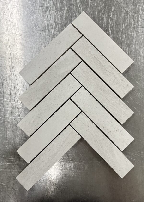 Bellavista Moca Stone Beige Herringbone Mosaic 21.5x26.3cm