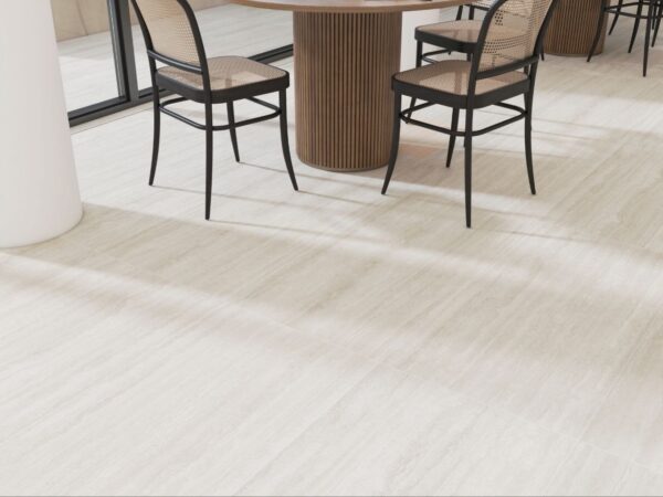 Bellavista Crystal Trav Vein Cut Bianco SmartGrip Flow 60x120cm - Image 3