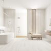 Bellavista Crystal Trav Vein Cut Bianco SmartGrip Flow 60x120cm - Image 2
