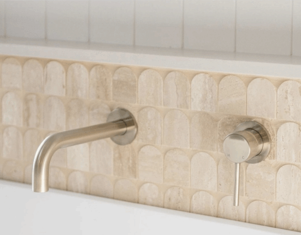 Bellavista Travertine Marble Arch Sheet 30.8x31.4cm - Image 3