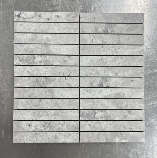 Bellavista Crystal Trav Crosscut Grigio Kit Kat 30x30cm