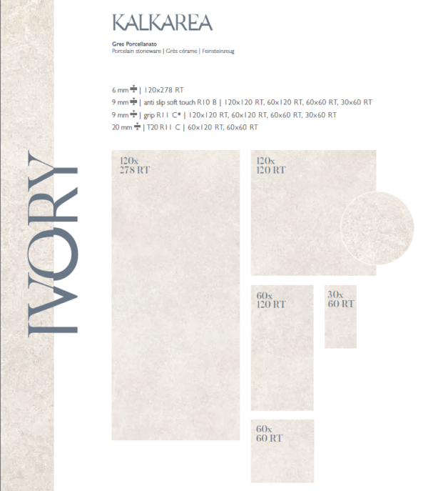 Supergres Kalkarea Ivory Soft Touch R10 60x60cm - Image 2