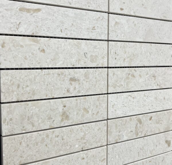 Bellavista TR07 Limestone Kit Kat 29.8x30.2cm sheet - Image 2