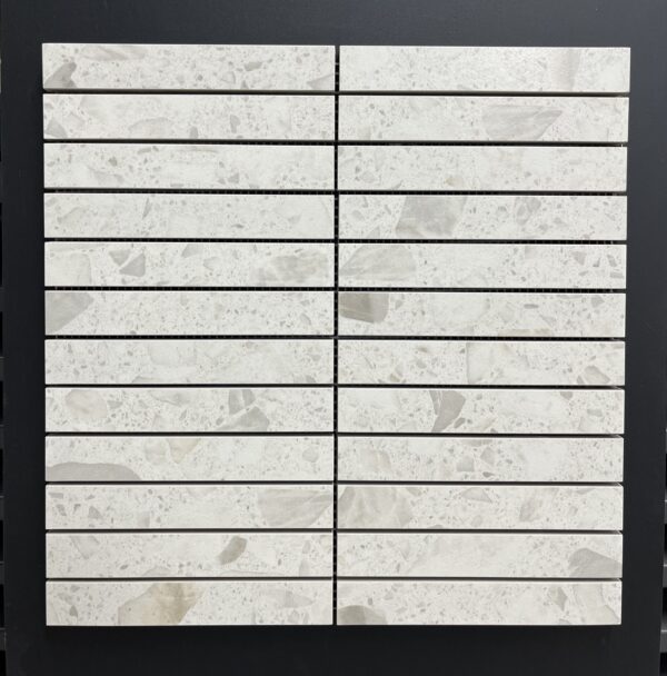 Bellavista Silk Terrazzo Kit Kat Mosaic Sheet 30x30cm