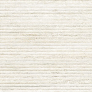 Novabell Travertine 3D Flute White Vein Cut 60x120cm
