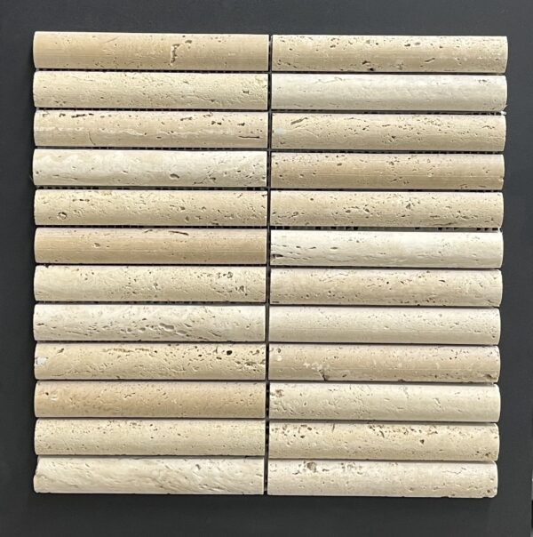 Bellavista Travertine Flute 29.8x29.8cm sheet